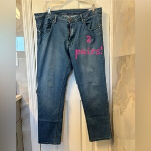 *BUNDLE* 2 pairs of Buffalo David Bitton Men's Denim Straight Jeans